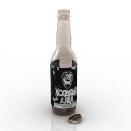 Bottle Beer 3d model