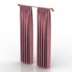 Home Pink Curtain