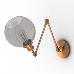 Steel Lantern Lamp 3d model
