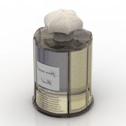 Parfymeflaskedekor 3d-modell