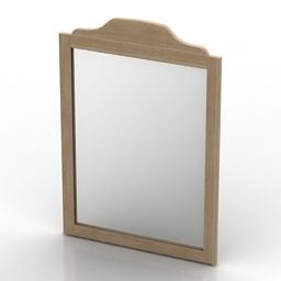 Model 3d Cermin Horisontal Penata Gaya