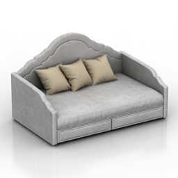 Sofa dziecięca Kiethley Design Model 3D