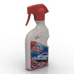 洗車ボトル3Dモデル