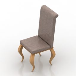 Curved Legs Chair 3d model