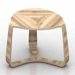 Mesa estelar de madeira modelo 3d