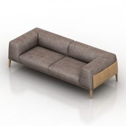 Home Sofa 2 Seats 3d model
