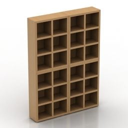 Shelves Books مدل سه بعدی