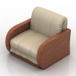 단일 안락 의자 Praga 3d 모델