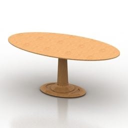 Oval Table Arca Design 3d model