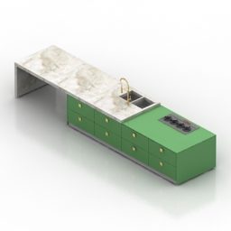 Kitchen Table Roda Furniture 3d model