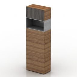 Standing Locker Furniture 3d model