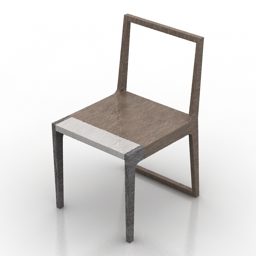Metal Frame Chair Lisboa 3d model