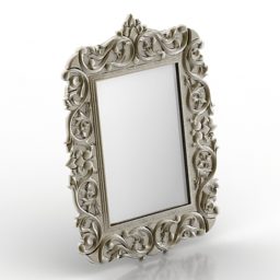 Klassiek spiegeldecoratie 3D-model