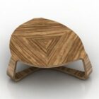 Wooden Alvo Coffee Table