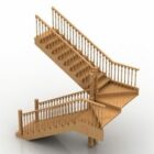 Classic Wooden Stair Handrails