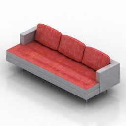 Καναπές 3 θέσεων Dunbar Design 3d μοντέλο