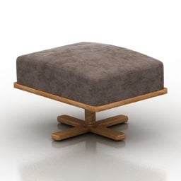 Stone Bench Chair 3d model