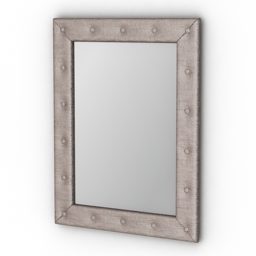 Espelho retangular Monserat modelo 3d