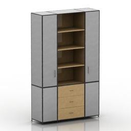 Locker Office Furniture 3d model