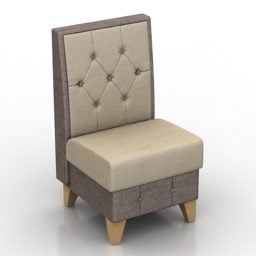 Single Chair Derbi 3d model