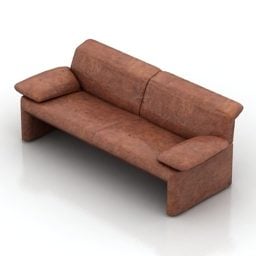 2 Seats Sofa Linea Jori Design 3d model