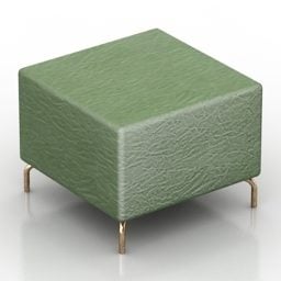 Green Fabric Seat Etalon 3d model
