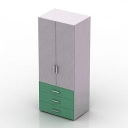 Office File Locker 3d model
