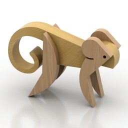 Mouse Figurine Animal 3d model