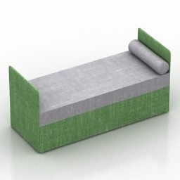 3д модель дивана-кушетки