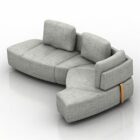 Modern Curved Sofa Wing