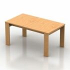 Table rectangulaire 4 pieds