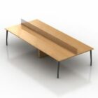 Wooden Rectangle Office Table