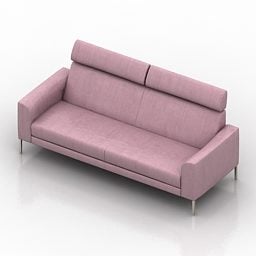 Sofa 2 Seats Balance Design 3d model
