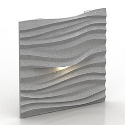 Panelowy wzór Costa Wave Model 3D