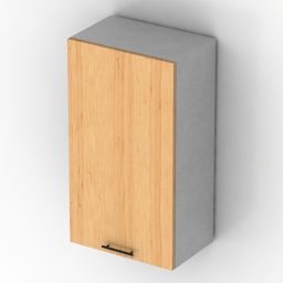 Locke Olymp bokhylla med lådor 3d-modell