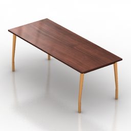 Rectangle Office Table 3d model