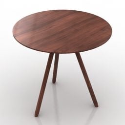Round Coffee Table Wilkhahn Design 3d model