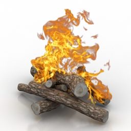 Fire Logs 3d-modell