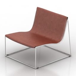 Leather Chair Alivar Design 3d model