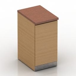 Minimalistisk Locker Koru 3d-model