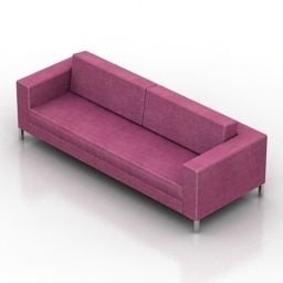 2 istuttava sohva London Design 3d-malli