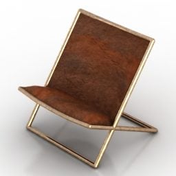 Chair Scissor Style 3d model