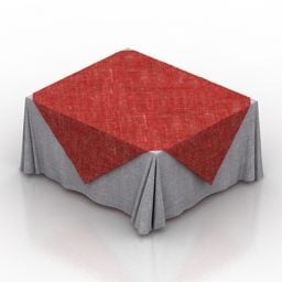 مفرش المائدة نموذج 3D
