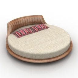 Round Bed Volcano 3d-modell