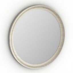 Round Mirror Ikea Design 3d model
