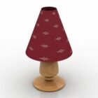 Wooden Leg Table Lamp
