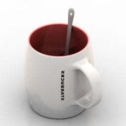 Plastic Cup Coffee 3d model
