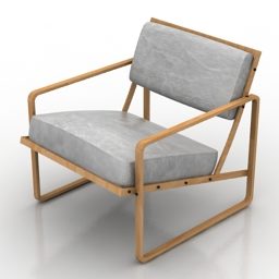 안락 의자 라운지 스타일 3d 모델