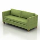 Grünes Loveseat-Sofa