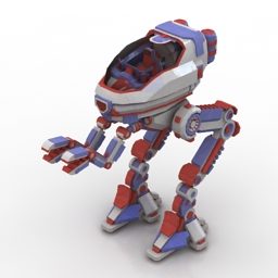 Robot Fish Toy 3D-malli